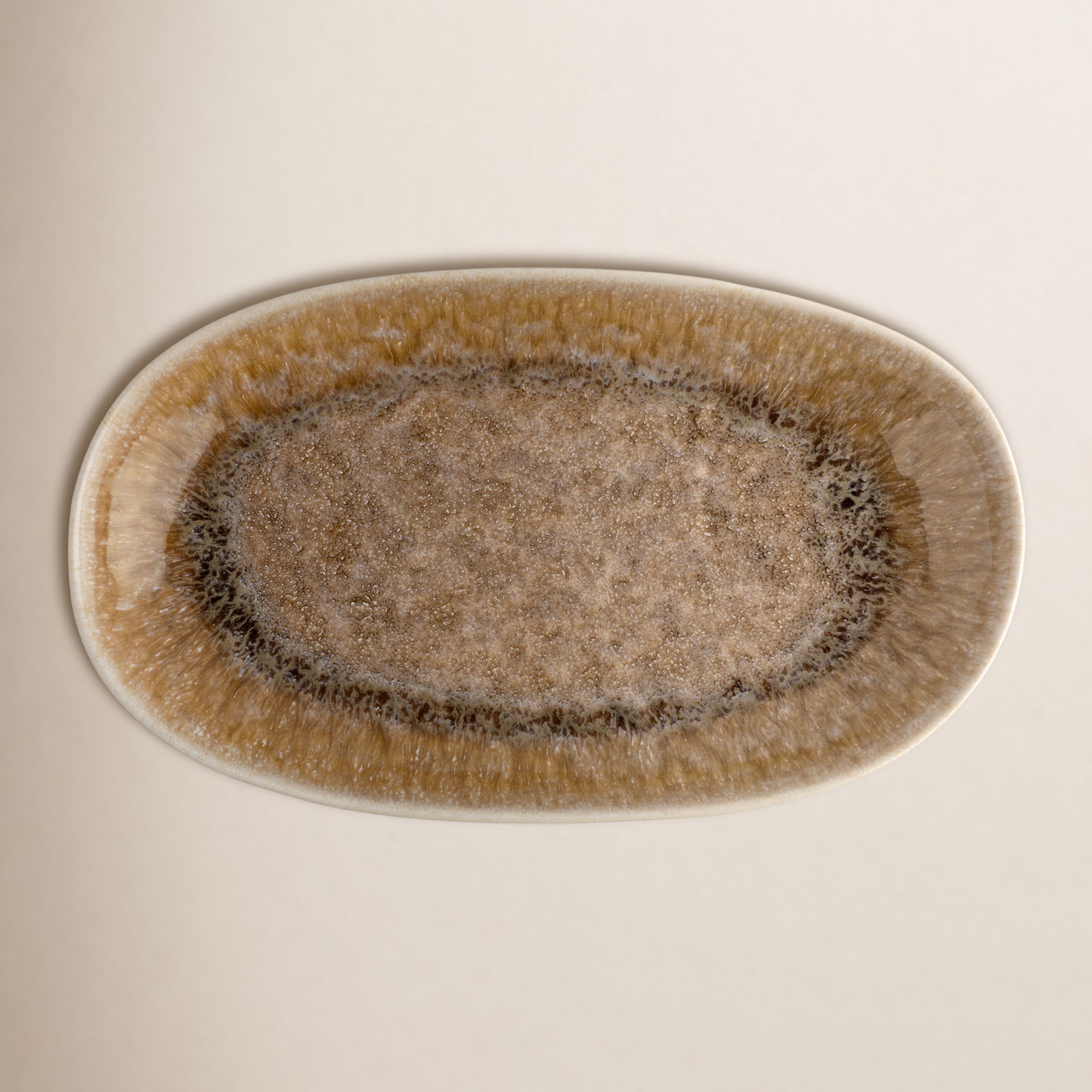 Mariessa Oval Platter, 1" H x 7" W x 11.5" D