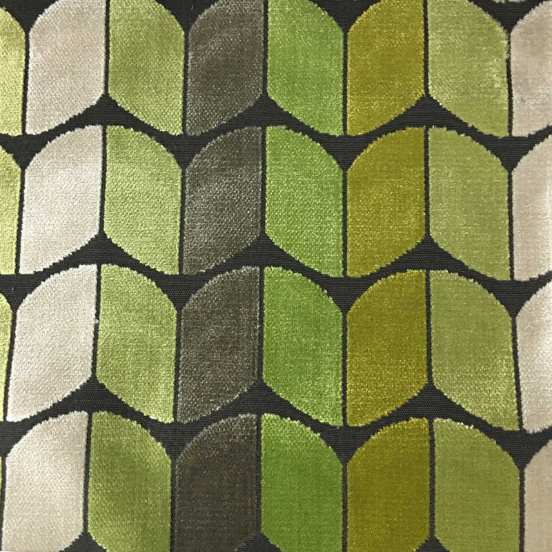 Copenhagen-Holland Cut Velvet Upholstery Fabric, Wheatgrass