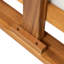 Ensemble de canapé de patio 6 pièces, ensemble de conversation modulaire d'extérieur en bois d'acacia, ensemble de conversation en forme de L, lit de jour convertible avec table à thé, repose-pieds, 5 coussins et coussins