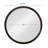 Circle Wall Mirror with Wooden Frame-2059379854