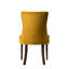 Ensemble de 2 chaises d'appoint en velours jaune Farren-1202827176