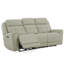 Ensemble de fauteuil inclinable et pivotant en cuir Iero Zero Gravity-698938442