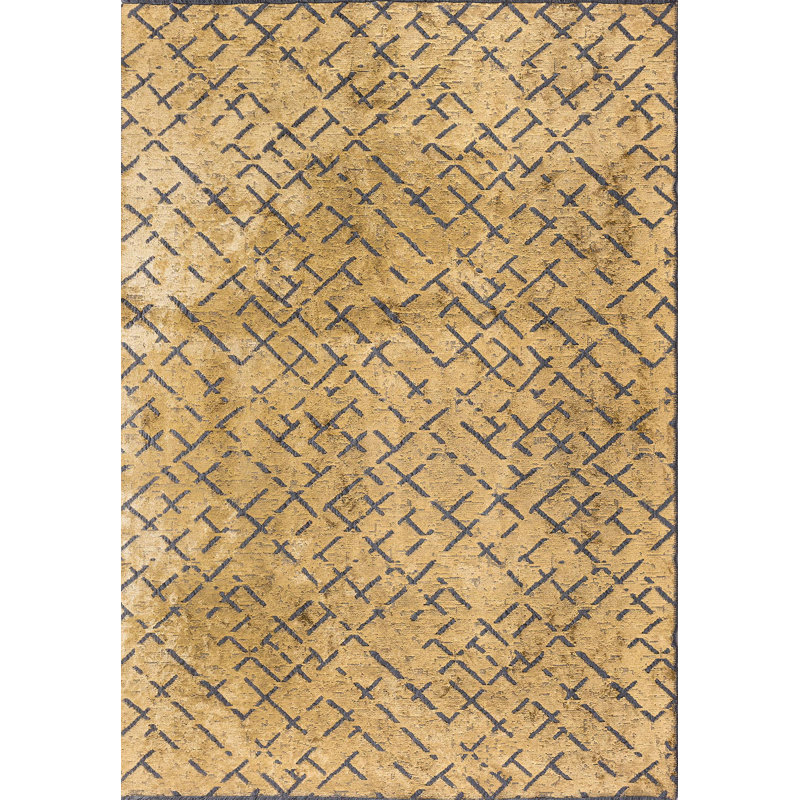 Contemporain abstrait géométrique, Rectangle 9 pi 10 po x 14 pi