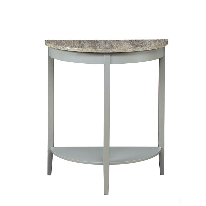 Justino Natural Oak & Gray Finish Console Table