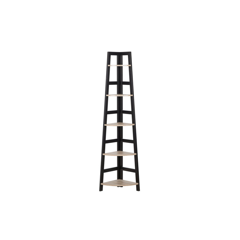 Genaro 163cm H x 44cm W Corner Bookcase