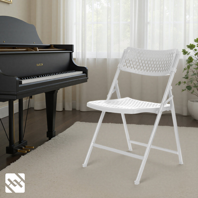 Ensemble de chaises pliantes Ava, Blanc