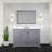 Single Bath Vanity with White Quartz Top-2102067649