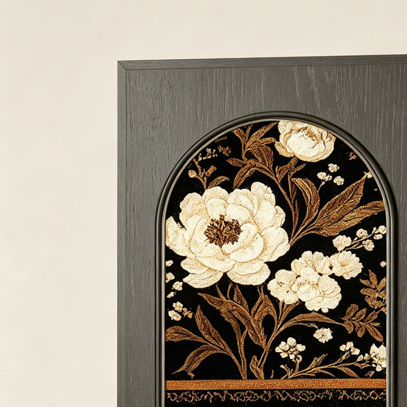 French Style Solid Wood Storage Cabinet