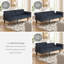 Canapé-lit futon convertible Besharat, canapé-lit en simili-cuir pour le salon-1689789039