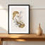 Nature Inspired Flowers And Gold-641274048