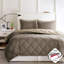 Ensemble d'édredon en duvet synthétique réversible Diamond-122598741