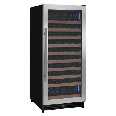 Allavino 119 Bottle 55" Tall Single Zone Right Hinge Stainless Steel Wine Refrigerator