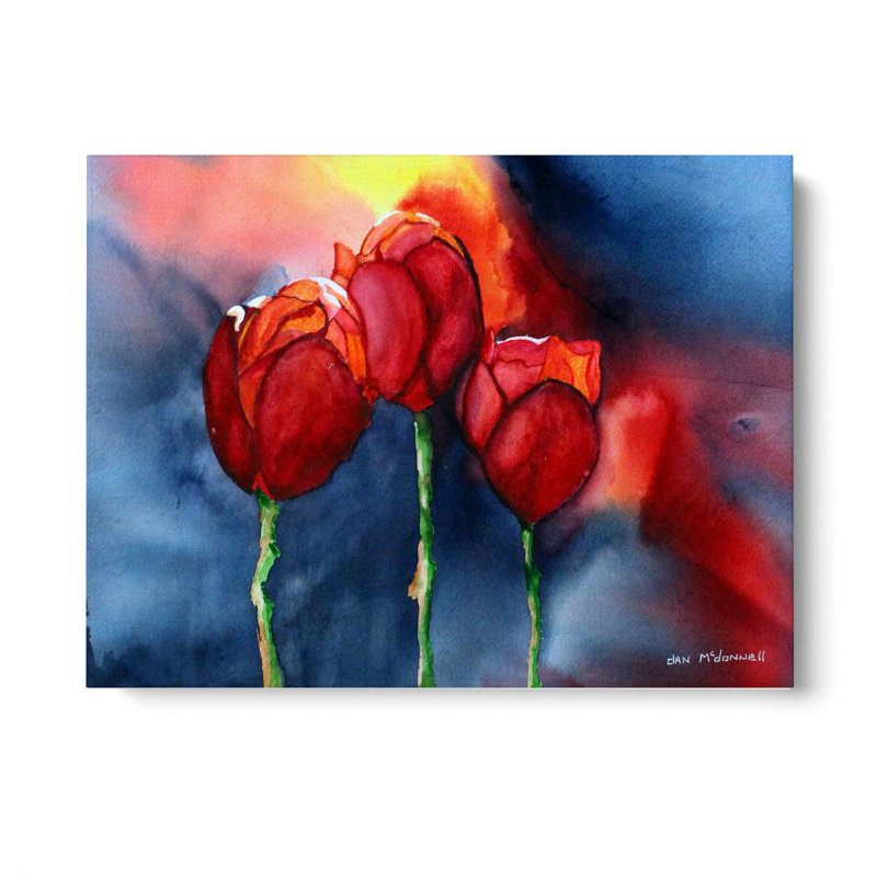 " Tulips " by Dan McDonnell, 18" H x 24" W