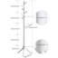 Solid Wood Freestanding 8 - Hook Coat Rack