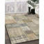 Tapis d’olive/gris/crème contemporaine Patrece-2142369570