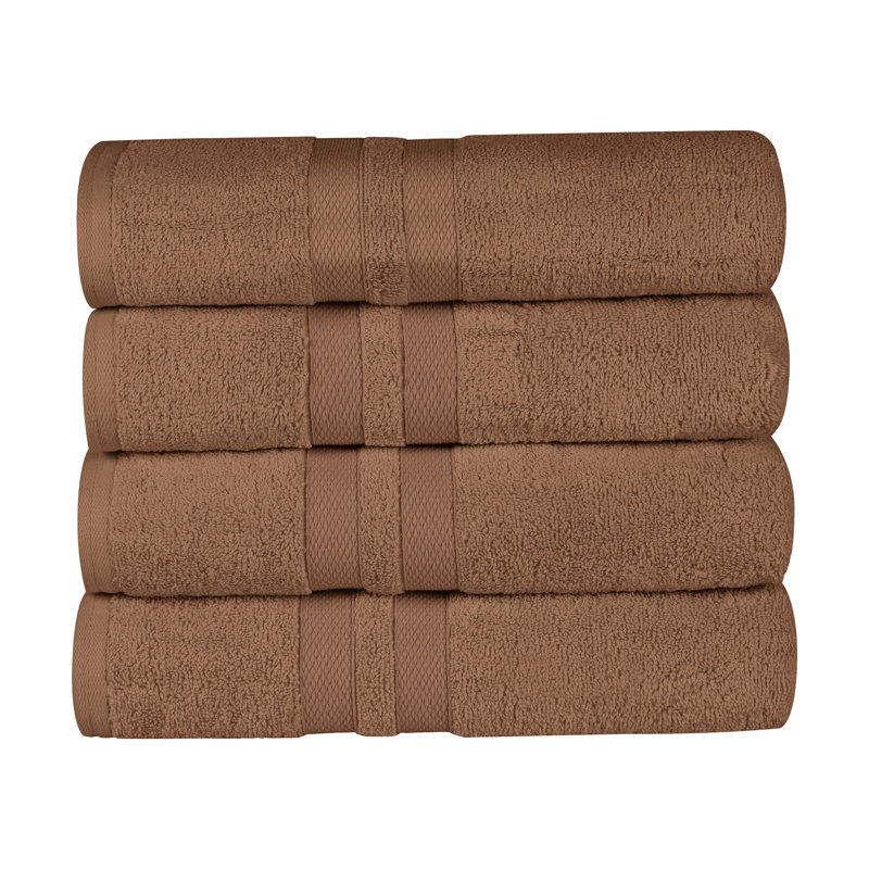 Blue Nile Mills Midweight Bath Towel, Chocolate