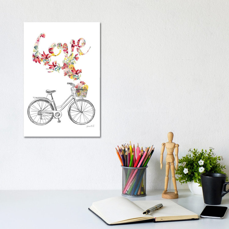 Love And Peace I by Lanie Loreth - Wrapped Canvas Painting, 20.32 cm H x 30.48 cm W