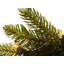 Slender Green Realistic Artificial Fir Christmas Tree with Incandescent Steady/Constant Lights-415901227