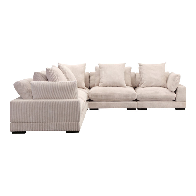 Tumble Modular Sectional, White