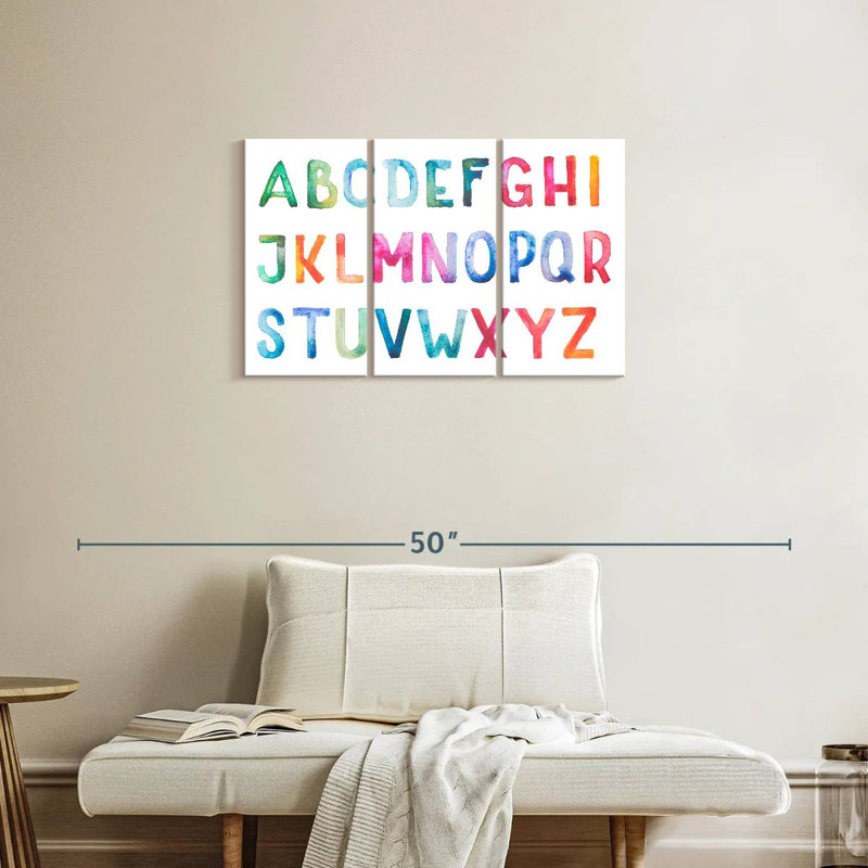 Keiri Alphabet, 20" H x 33" W