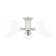 Luna Glass Semi Flush Mount