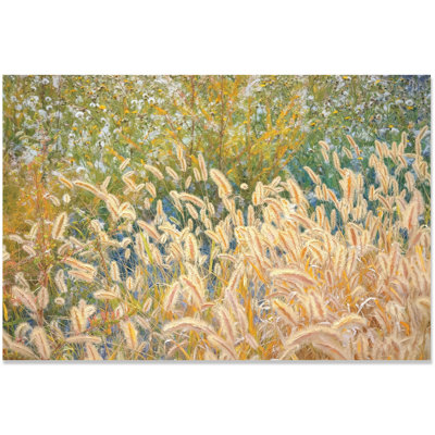 Art mural sur toile Golden Fountain Grass