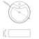 Ebern Designs Brana 4650mm L x 465.1mm W Black Ceramic Circular Sink with Overflow