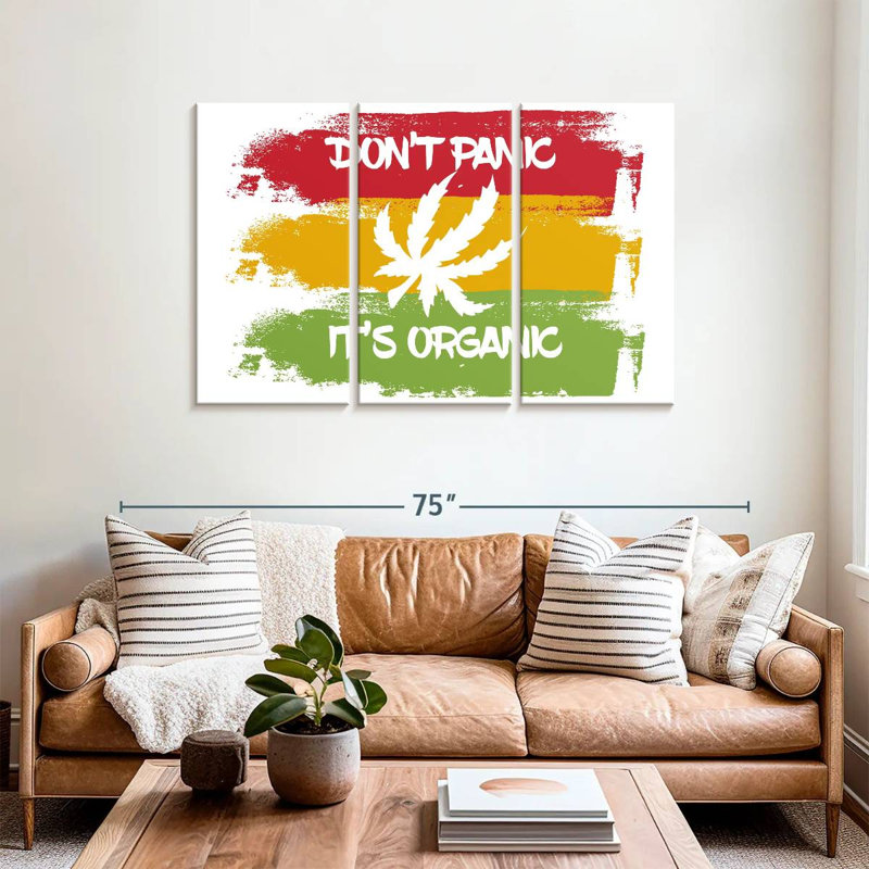 Organic Marijuana, 36" H x 57" W
