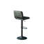 Swivel Upholstered Adjustable Height Counter Stool with Metal Frame-581744704