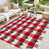 patriotic star checkered