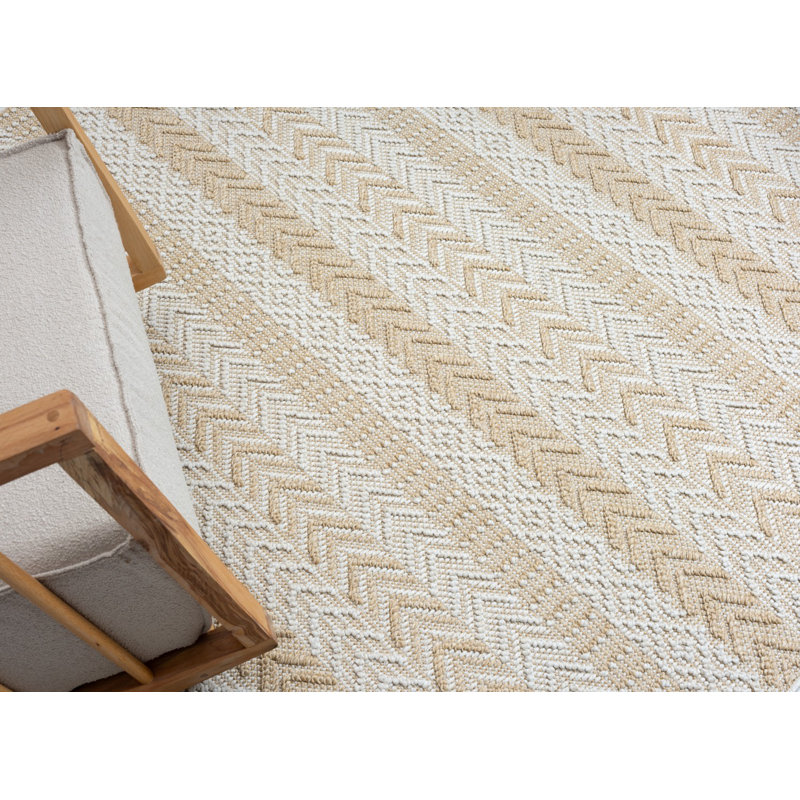 Alresford Geometric Indoor / Outdoor Area Rug, Rectangle 140 x 200cm