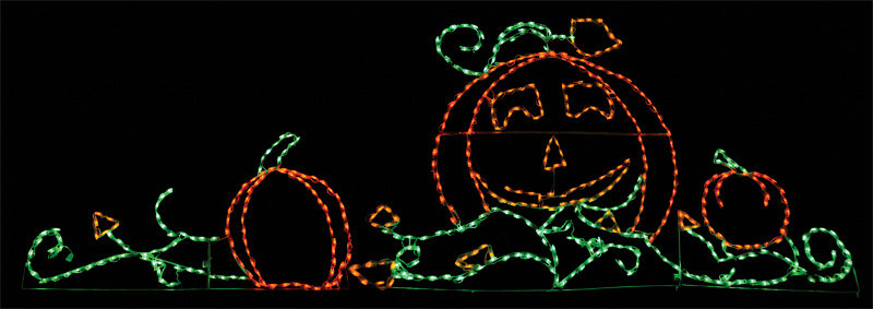 Pumpkin Patch LED Display (65")