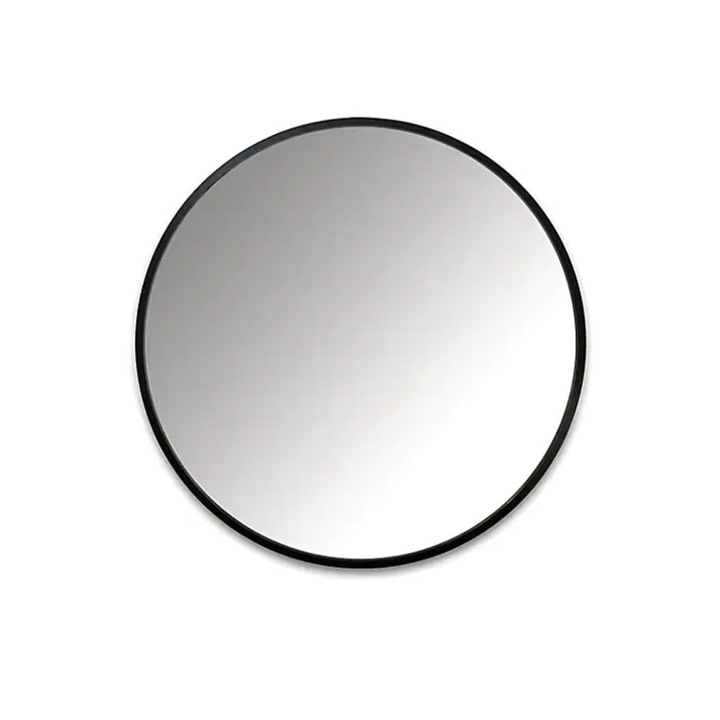Roberts Mirror, 60" x 60", Black, Metal