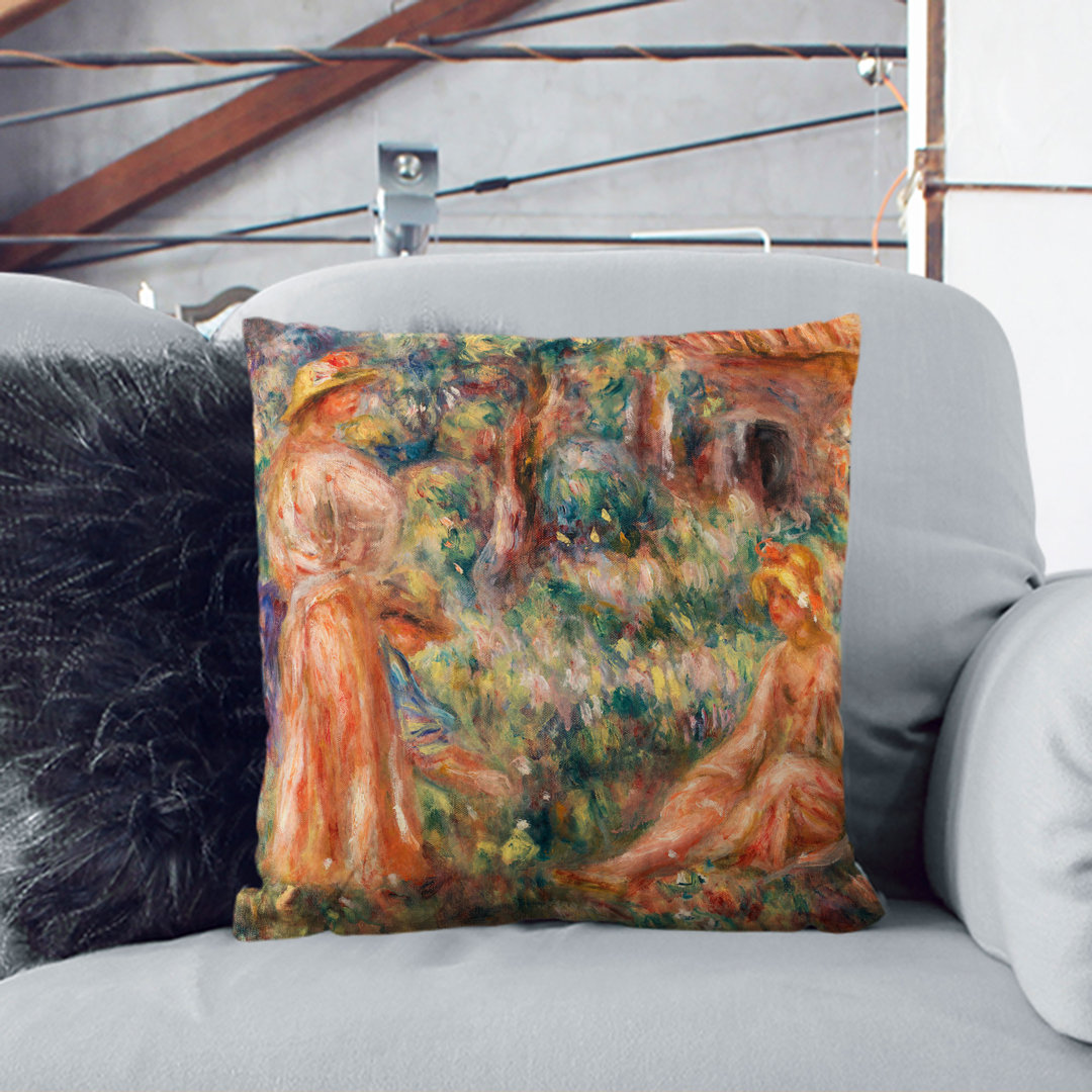 Girls in a Landscape Scatter Cushion