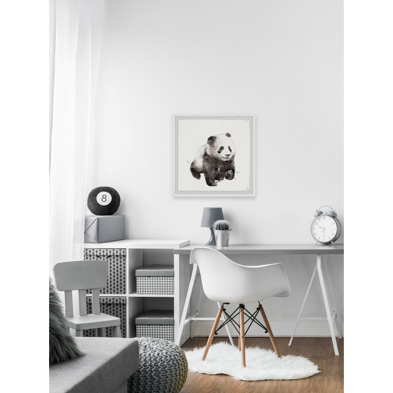 «Dreamy Panda» par Reale, reproduction encadrée, H 12 po x l 12 po x P 1,5 po