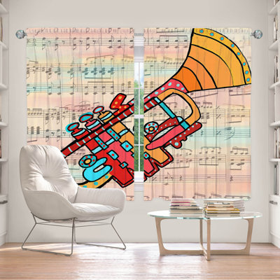 Delaughter Room Darkening Curtains / Drapes Pair