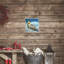 Sleigh Ride Snowy Penguins Wall Plaque, design by Lucia Heffernan