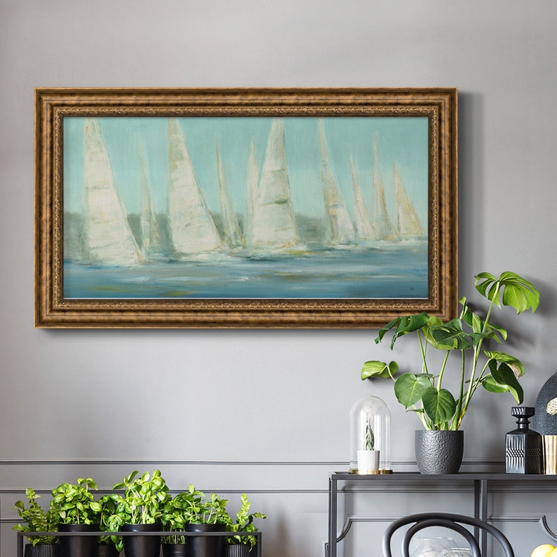 Summer Sails - Reproduction de photo sur toile simple, H 25 po x l 45 po x P 1 po