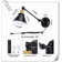 Swayder Brass LED Plug-in Swing Arm Sconce