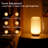 Ebern Designs 3-color Light Source Dimmable Touch Bedside Lamp