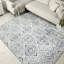 Wool Moroccan Area Rug in White-70393056