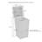 Kelsey Wicker Manual Lift Kitchen Trash Can - 16 Gallons