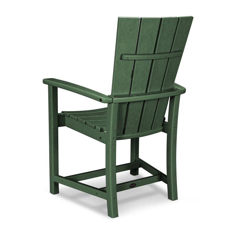 POLYWOOD Quattro Adirondack Dining Chair, Green