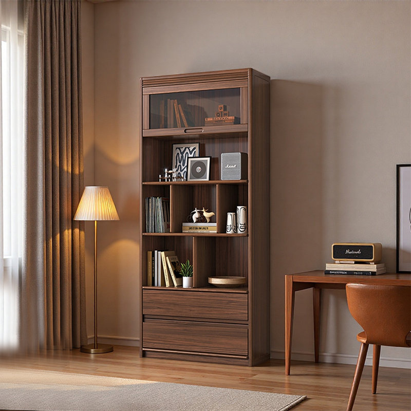 Bibliothèque de rangement de style européen