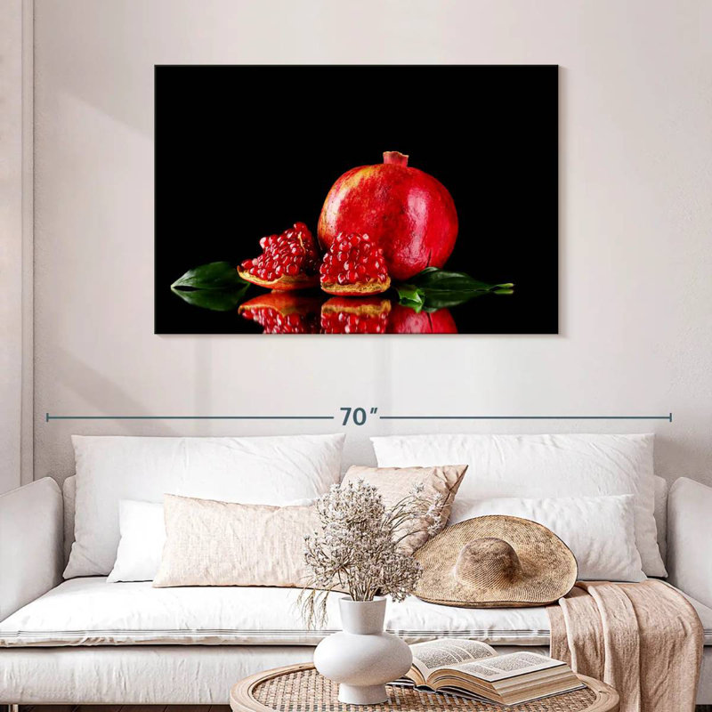 Yarlin Ripe Pomegranate Fruit, 30" H x 45" W