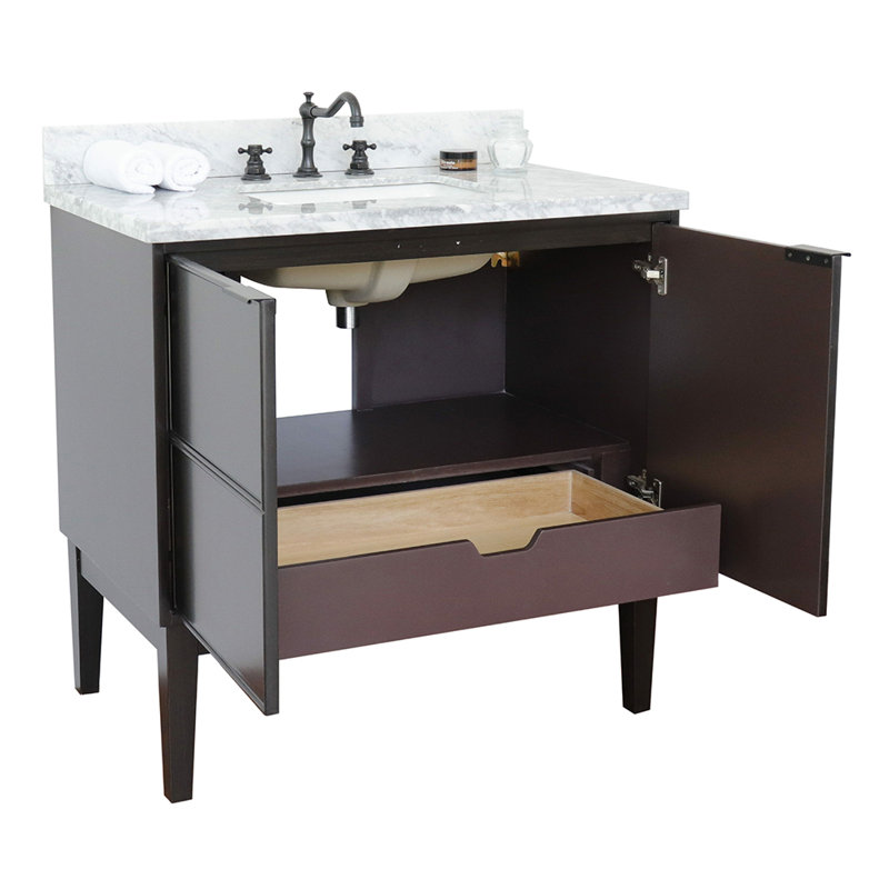 Ensemble de meuble-lavabo de salle de bain simple 37 po Esmeyer