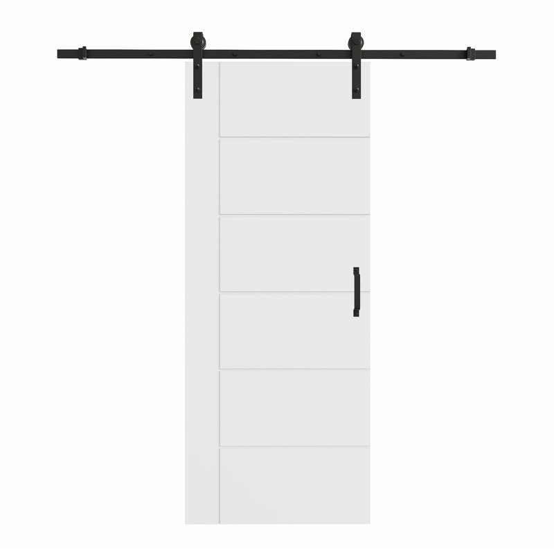 Porte de grange coulissante en bois 80 pi avec 80 po, 32 po x 80 po