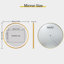 Cheli Aluminium Round Mirror-1507321602
