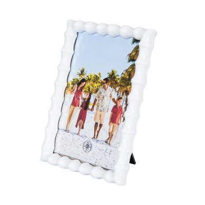 White Bamboo Photo Frame