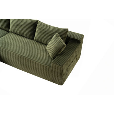 Canapé modulaire 106,3 po avec méridienne en L et méridienne en L 106,3 po